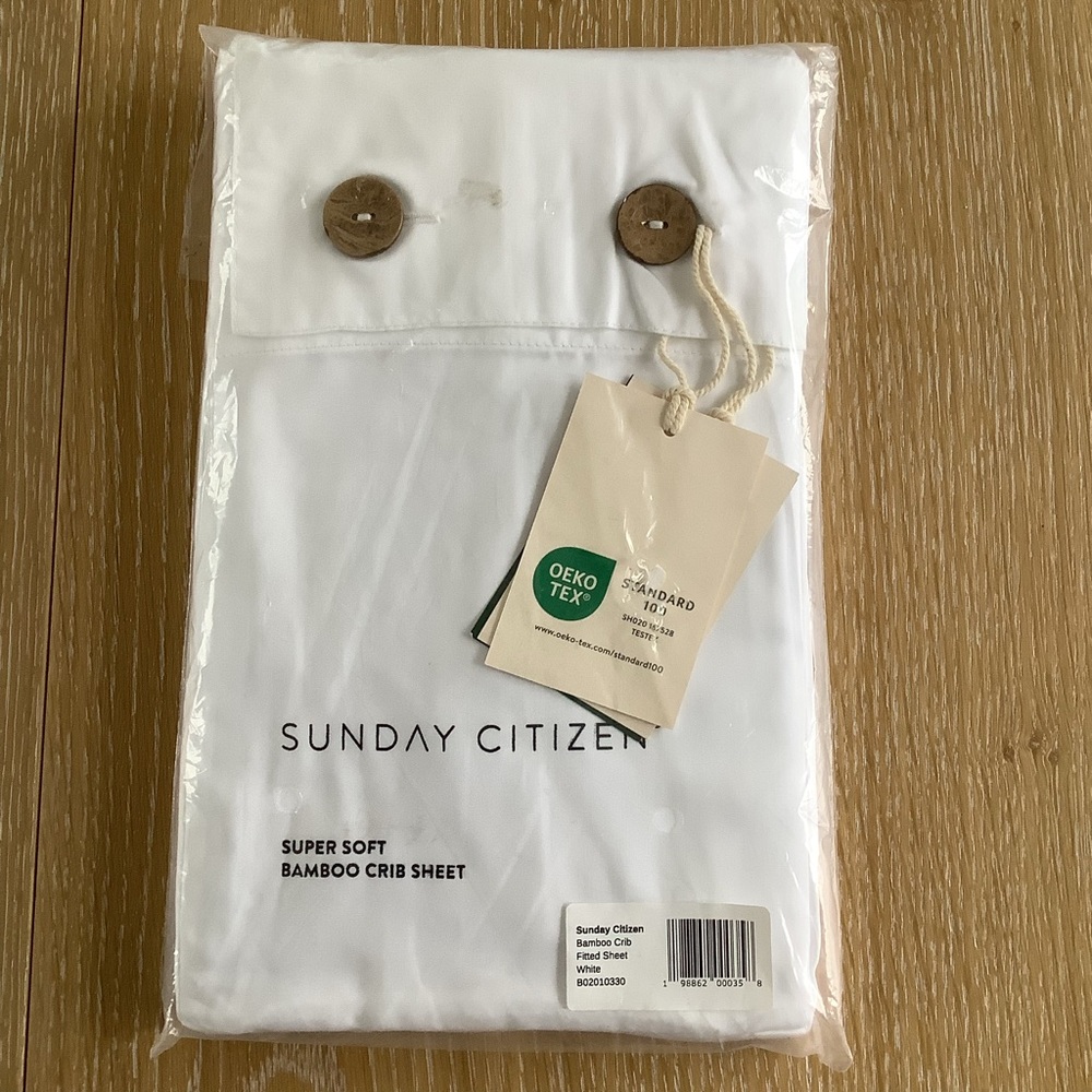 New Sunday Citizen Bamboo Crib Sheet